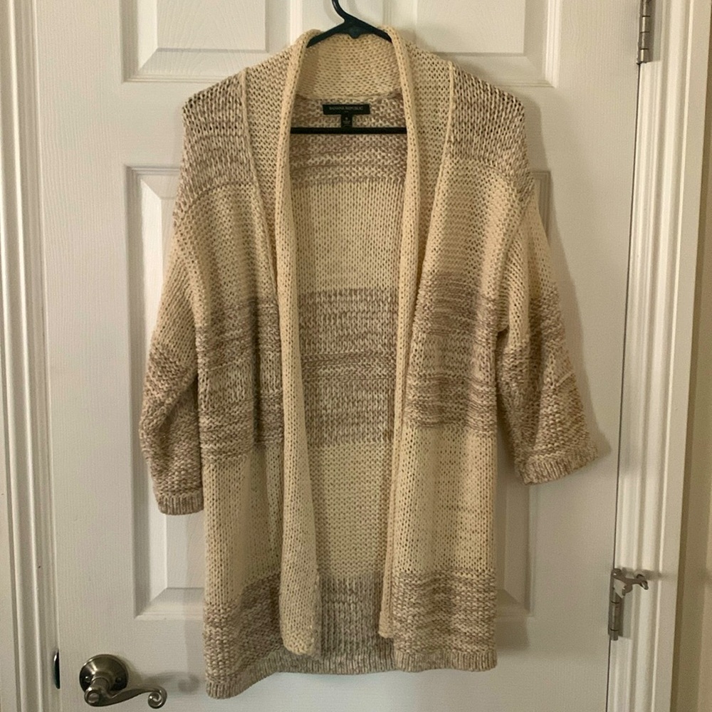 Banana Republic 3/4 Sleeve Sweater with rolled Collar.